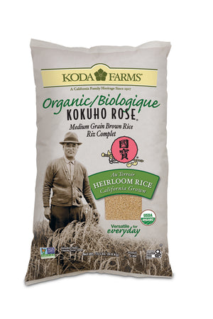 Certified Organic Whole Grain Brown Kokuho Rose®