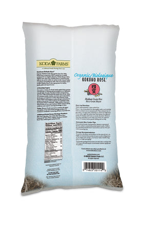 Certified Organic Kokuho Rose® - Medium Grain Rice